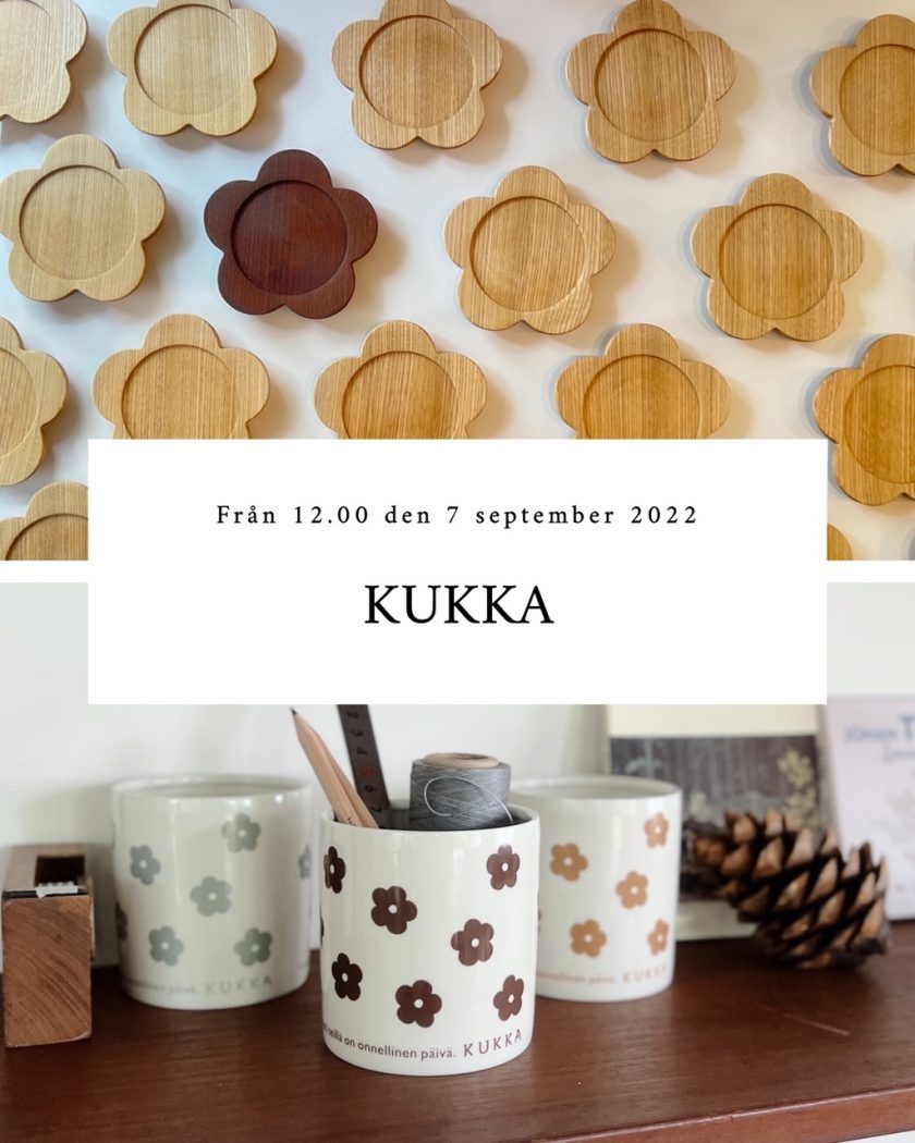 最安価格 ビヨルク kukka ビヨルク お花 木製 コンポート皿 大 KUKKA 